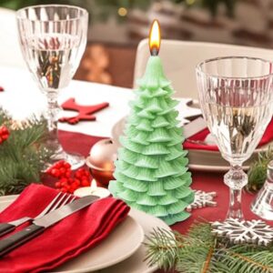 Molde vela árbol navidad pino 9cm