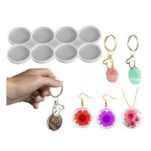 Moldes 8 circulos lisos 4,5cm