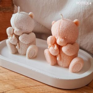 Molde oso co peluche 7cm G3