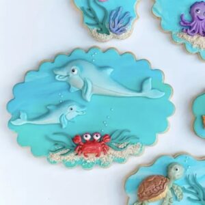 Molde 2 delfines distintas medidas