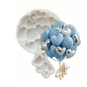 Molde oso c/ globo corazón