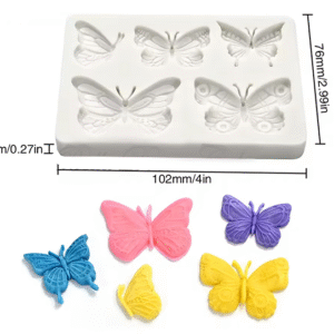 Molde 5 mariposas distintas
