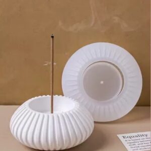 Molde portavela oval rayada portasahumerio