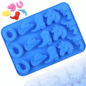 Molde silicona vaquero sombrero