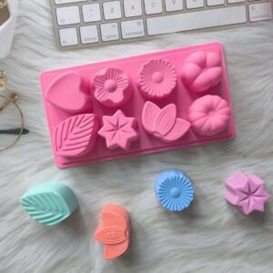 Molde 8 flores altas