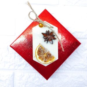 Molde dije colgante grande texturado