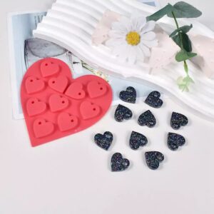 Molde 10 corazones