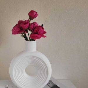 Molde florero rayado 20cm