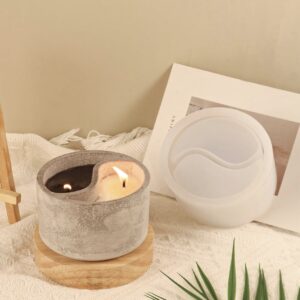 Molde portavela yin yang