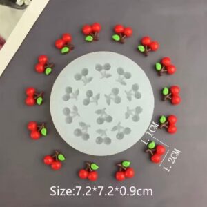 Molde silicona mini cerezas