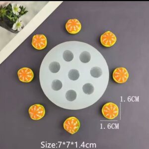 Molde silicona mini naranjas