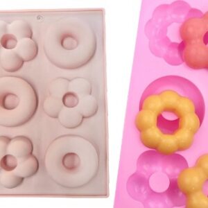 Molde silicona 6 donas