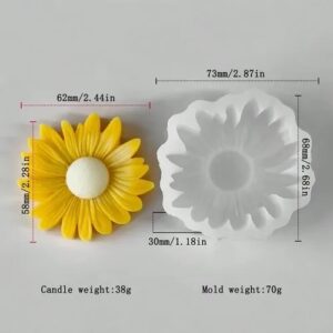 Molde flor girasol