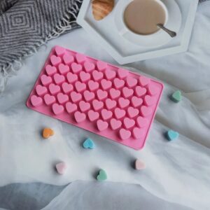 Molde 55 corazones mini gomita