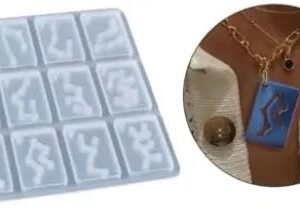 Molde dije colgante zodíaco con pasador