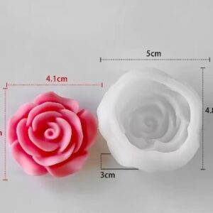 Molde flor rosa U3
