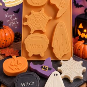 Molde de silicona Halloween calabaza fantasma