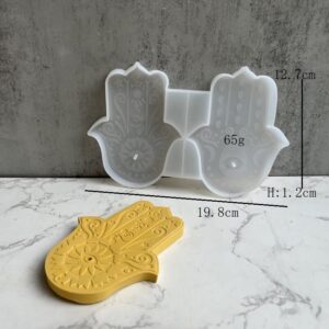 Molde mano de Fátima doble porta sahumerio