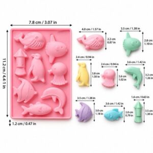 Molde figuras de mar