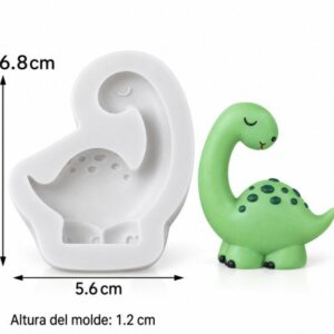 Molde mini dino cuello largo
