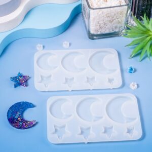 Plancha dijes lunas y estrellas