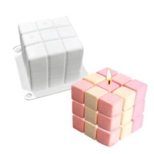 Molde vela cubo