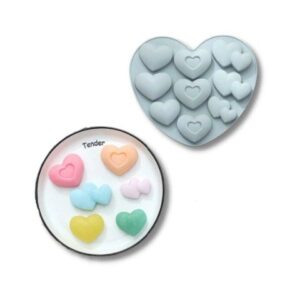 Molde corazones xl