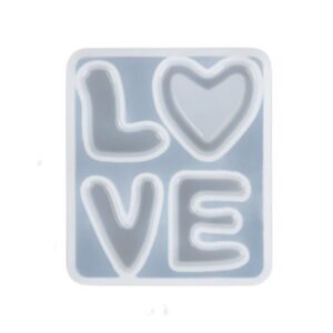 Molde silicona Love mini