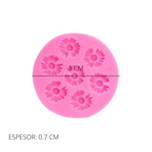 Molde 7 girasoles mini