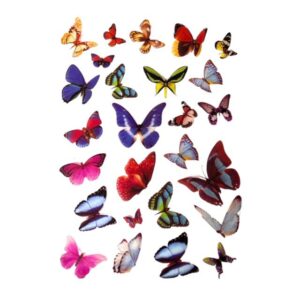Stickers sin adhesivo 27 mariposas
