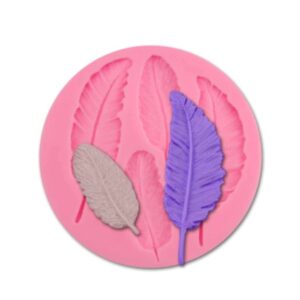Molde 4 plumas distintos tamaños