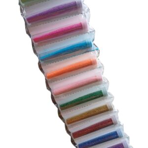 Set tubo glitter por 12 colores