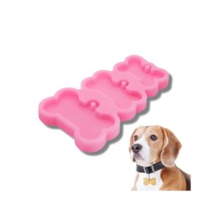 Molde 3 chapitas perro hueso