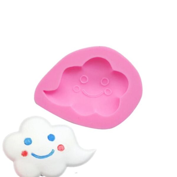 Molde nube carita mini - Imagen 2