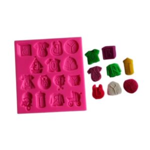 Molde plancha 15 letras bebe