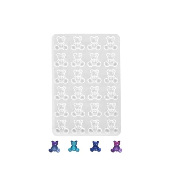 Molde 24 ositos mini oso