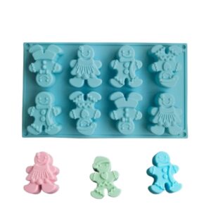 Molde 8 muñecos de jengibre