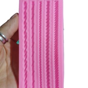 Molde trenza guarda relieve 11,5cm
