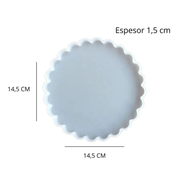 Molde bandeja borde ondeado 18,5cm - Imagen 2