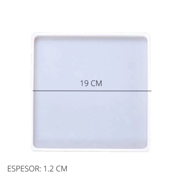 Molde bandeja cuadrada 19cm - Imagen 2