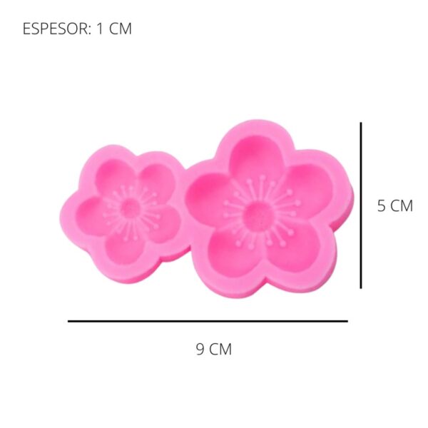 Molde flor doble - Imagen 2