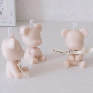 Molde oso con corazon 3D