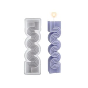Molde vela con ondas y lineas