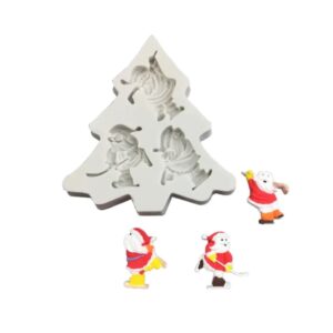 Molde figura papa Noel Navidad