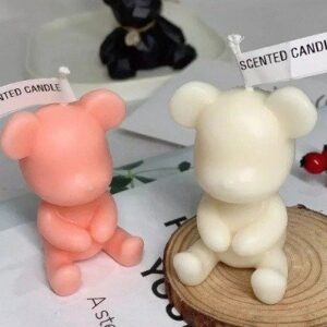 Molde oso 3D manos al frente