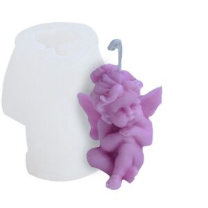 Molde angelito 3D sentado 5O6