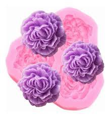 Molde 3 peonias