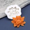 Molde flor de loto rosada