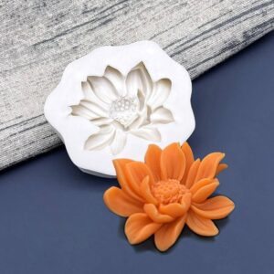 Molde flor de loto rosada