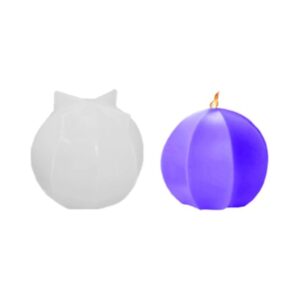Molde vela diseño octogonal